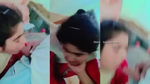 Timid Desi Girl Giving Sloppy Wet Cock Sucking