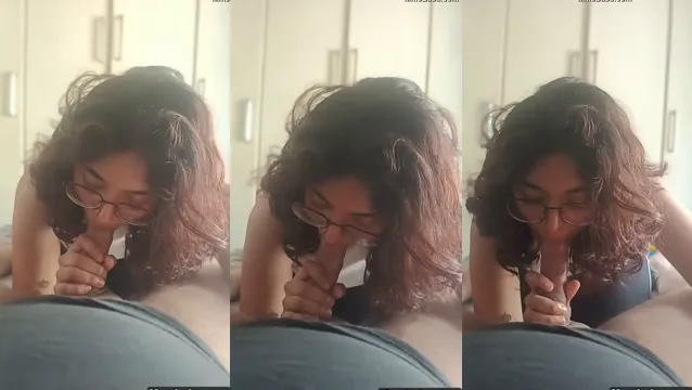 Desi Wife Gives Mind-Blowing Blowjob in Viral Hotel Room Scene