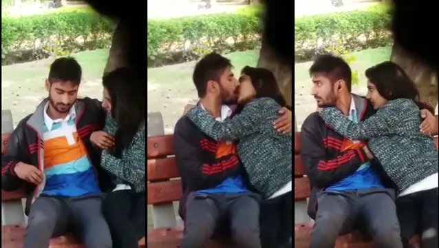 Young Desi Couple Sucks Dick on Public Park Bench in Viral Sex Scandal