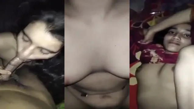 Hot Desi Girl Gives Midnight Blowjob to Hard Cock