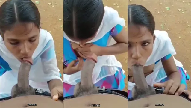 Desi College Cutie Gives Steamy Blowjob to BF in Room