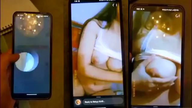 Desi Girl Flirts with Stranger by Flashing Her Boobs in Village