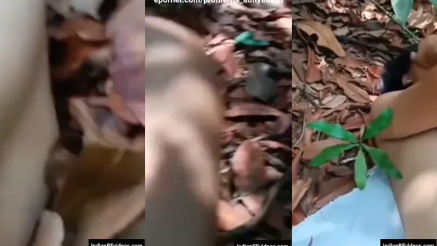 Nepali Girl Gets Wild in Jungle with Desi BF in Steamy Outdoor Fuck
