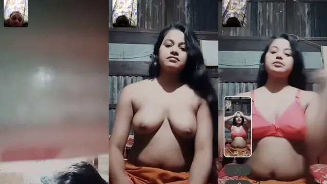 Watch Une fille de village Desi montre ses seins lors d'une séance de sexe par appel vidéo full viral video leaked