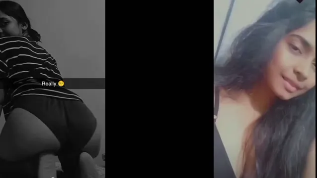 Desi Girl Presses Boobs Hard While Watching Neighbors Fuck