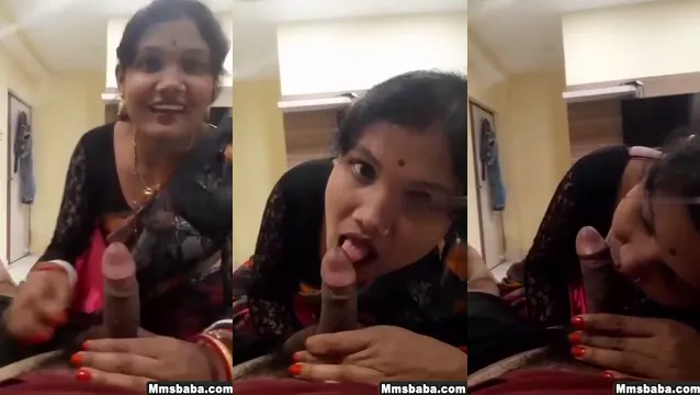Watch Sexy Desi Bhabhi Caught Tenant Jerking Off and Gives Him a Blowjob full viral video leaked