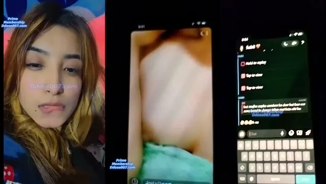 Watch Sabina Chettri's First Time Boob Flash During Premium Call Leaked full viral video leaked