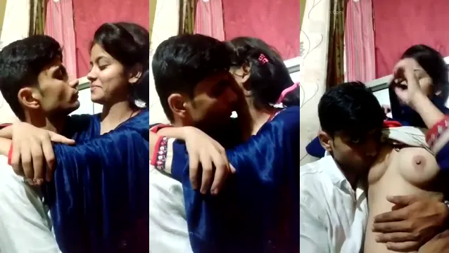 Desi Village Cuties Engage in Passionate Titty Licking Foreplay