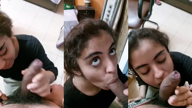 Desi Girl Sucking Hindu Boy's Thick Cock in Viral XXX Video