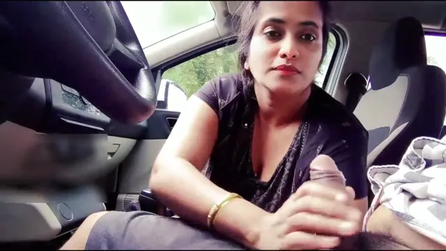 Busty Girlfriend Rides Big Tits in Tight Car for Intense Outdoor Thrill