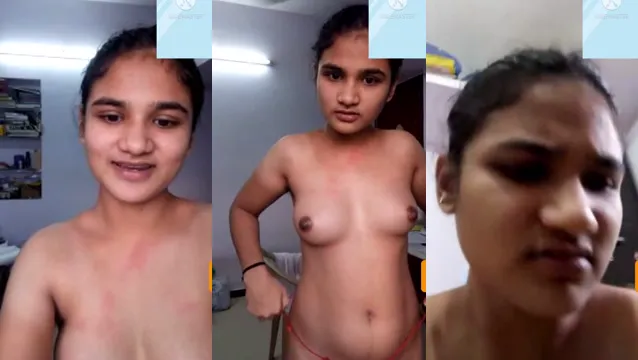 Desi Village Girl Exposes Small Perky Tits in Leaked BF Footage