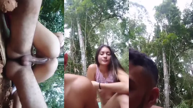Desi Jungle Fuck - Wild Outdoor Passion Unleashed With Hot Girl