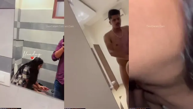 Desi flickvän härjades hårdt i hotellet under semester