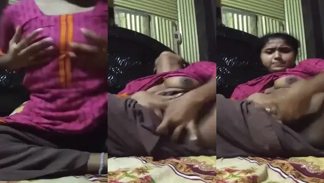 Cô bé Bengal Xinh đẹp Thơm Cãi Với Bàn tay Trên Lông Môn Ươm
