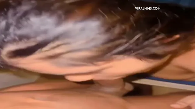 Desi Girlfriend Gives Intense Sloppy Blowjob in Amateur Video
