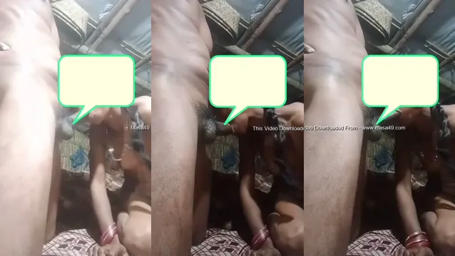 Watch Desi Village Wife's Wild Outdoor Blowjob Caught on Camera full viral video leaked