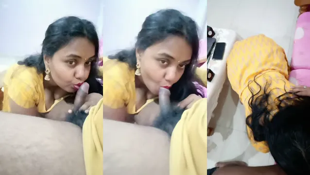 Watch Busty Tamil MILF Wife Deep Throating and Eating Cum in Viral Video full viral video leaked