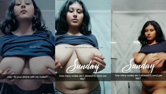 Watch Desi Girl Teases Her Massive Boobs in Steamy Part 2 Leak full viral video leaked