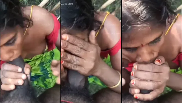Watch Cheating Aunty Gives Risky Outdoor Blowjob in Public full viral video leaked