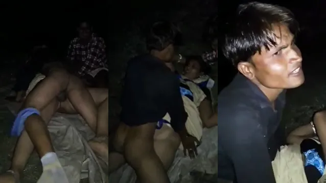 Watch Village Bhabi Gangbang Hardcore Jungle Sex Video with Multiple Guys full viral video leaked