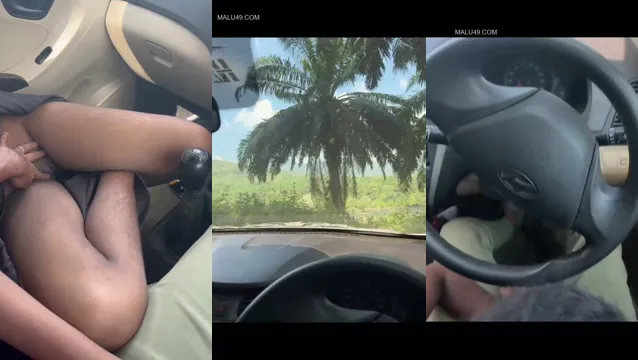Slim Mallu GF Rides Boyfriend in Car During Wild Desi Outdoor Sex