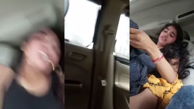 Amantes Desi Sexo no Carro - Corpos Quentes Esmagando no Banco Traseiro com Paixão