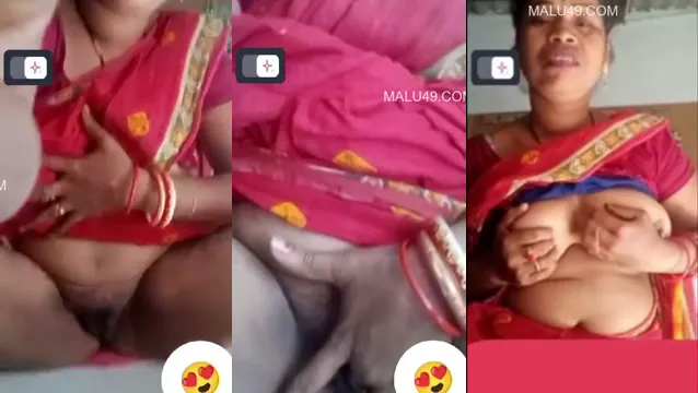 Watch Indian Bhabhi's Bold Video Call Boobs and Pussy Revealed! full viral video leaked