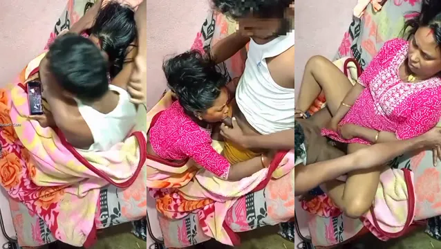 Desi Wife Gives Sloppy Blowjob Before Getting Pounded