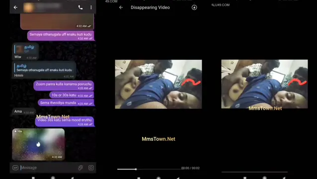 Desi Wife Boobs Squashed in Wild Tamil Cuck Threesome