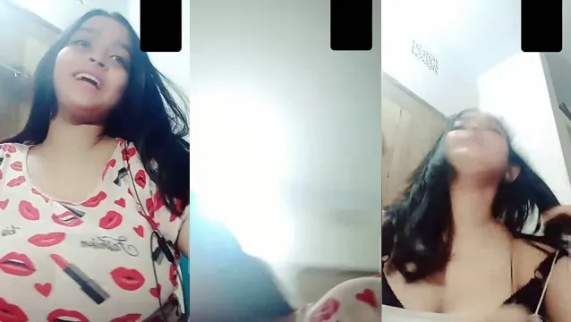 Village Girlfriend Gets Her Boobs Sucked Wildly in a Leaked MMS