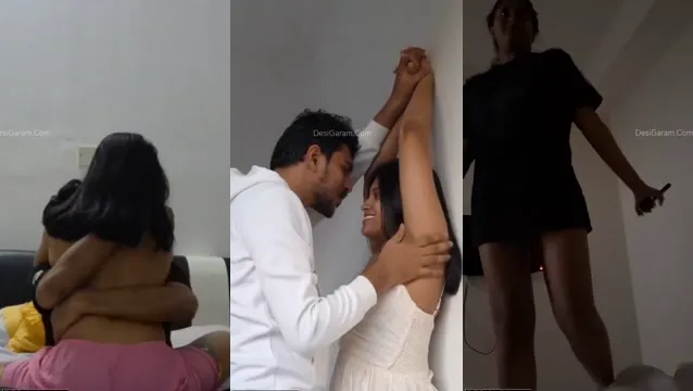 Young Desi Couple Engages in Passionate Bathroom Kissing and Cuddling Session