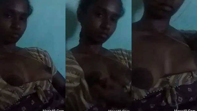 Indická dívka ukáže prsa v erotickém videohovoru