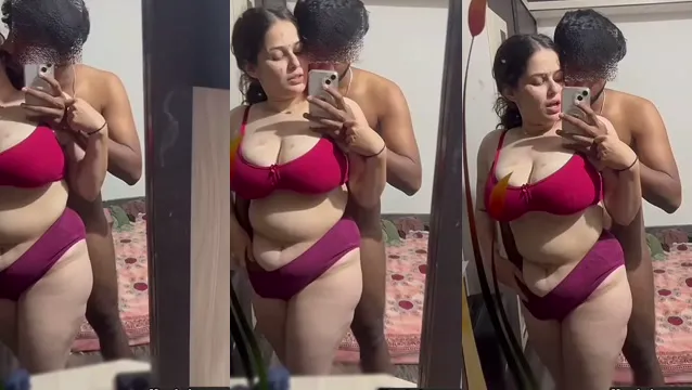Desi Guy Gropes Girlfriend in Hotel Room with Wild Passion