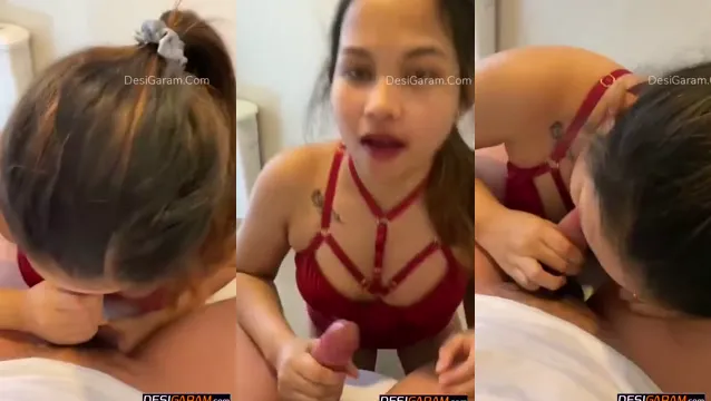 North East Beauty Gives Intense Blowjob with Deep Throat Kisses
