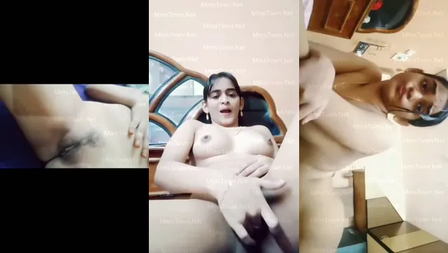 Shy Sri Lankan Girl Strips Naked and Masturbates on Video Call for Boyfriend