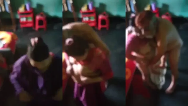 Watch Tía musulmana de busto grande deja que un hombre calvo explore su cuerpo desnudo full viral video leaked