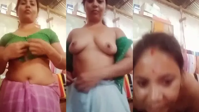 Assamese Bhabhi Strips Off Her Saree In A Steamy Outdoor Display