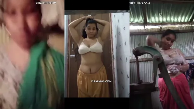 Watch Desi Bhabhi beim Nacktbaden draußen erwischt - Großer Hintern zu sehen full viral video leaked