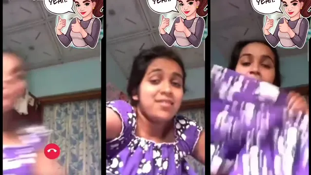 Desi College Girl Strips Nude on WhatsApp Video Call with Boyfriend