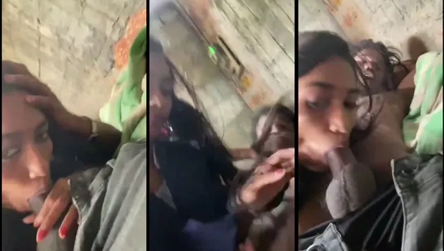 Indian College Student Gives Mind-Blowing Blowjob After Skipping Class