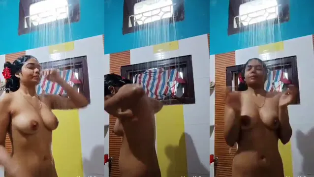 Desi Babe Shower Sex Reveals Big Wet Boobs in Leaked Video