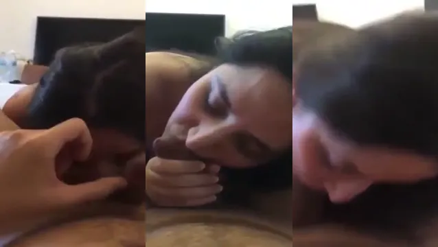 Indian Couple Goes Wild with Passionate Blowjob Action