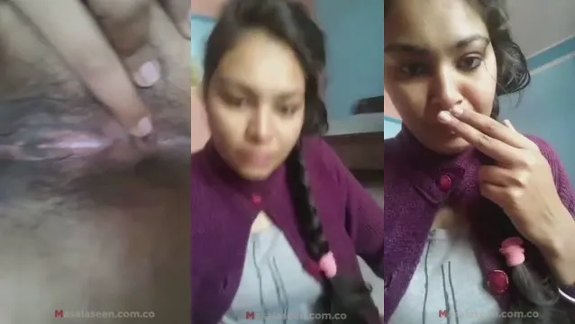 Watch Desi Village Girl Gets Fingered by Her Hot BF in Bedroom full viral video leaked
