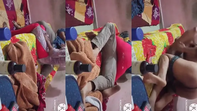 Desi Couple Starts with Sweet Kiss Then Girlfriend Strips Boyfriend's Pants