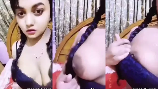 فضيحة ساخنة فتىة قروية ليبية ترفع القميص وتعرض صدرها في فيديو مبهج