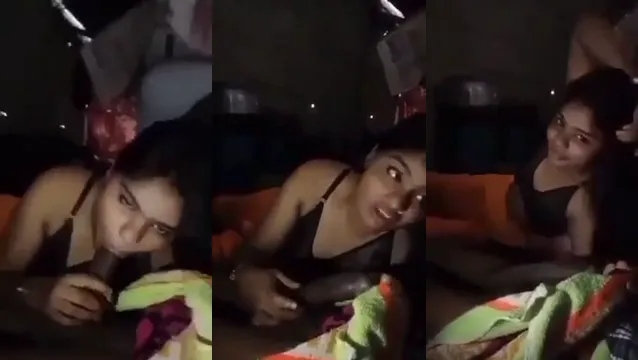 Desi Village Girl Deepthroats Long Black BBC in Viral XXX Video