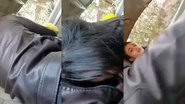 Watch Shy Girl Goes Wild in Yellow Suit Car Blowjob full viral video leaked