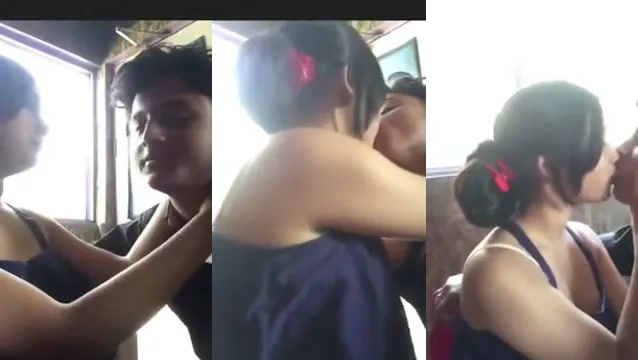 Watch Pune Girl and Desi BF Engage in Passionate Hotel Room Kissing Session full viral video leaked