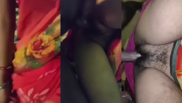 Le corps de la villageoise tremble quand les mains du garçon local explorent ses doux seins