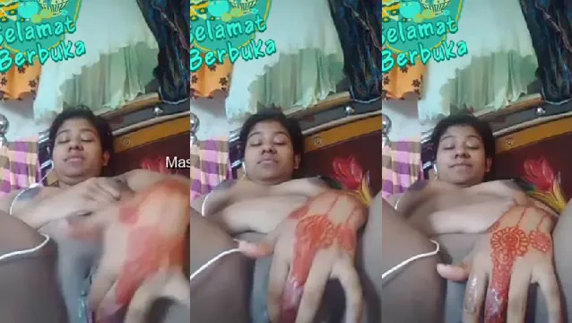 Desi Bhabhi's Fingers Tease Her Wet Pussy on Video Call